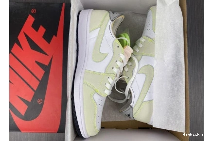 Low Air Jordan 1 Nike White-Green 0822